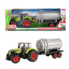 Tractor tractor con tanque de agua verde 20 cm
