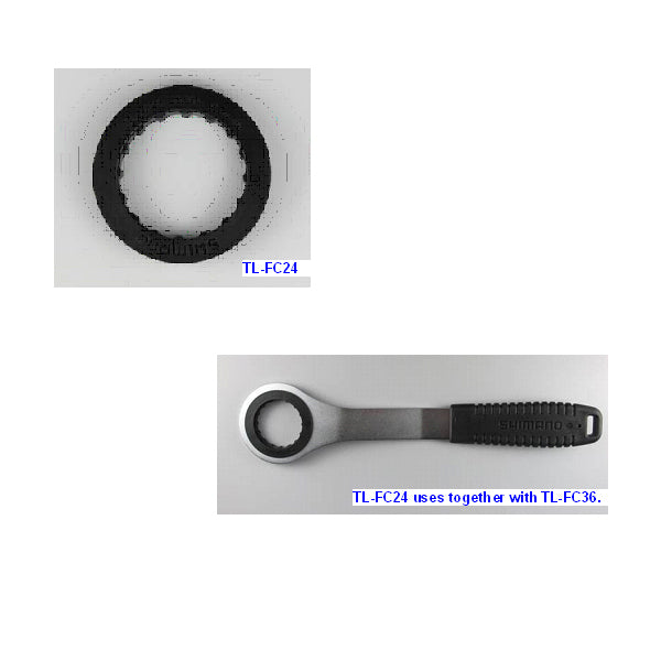 Shimano Shim. bracket adaptor montage sleutel TL-FC24 PVC Y13009240