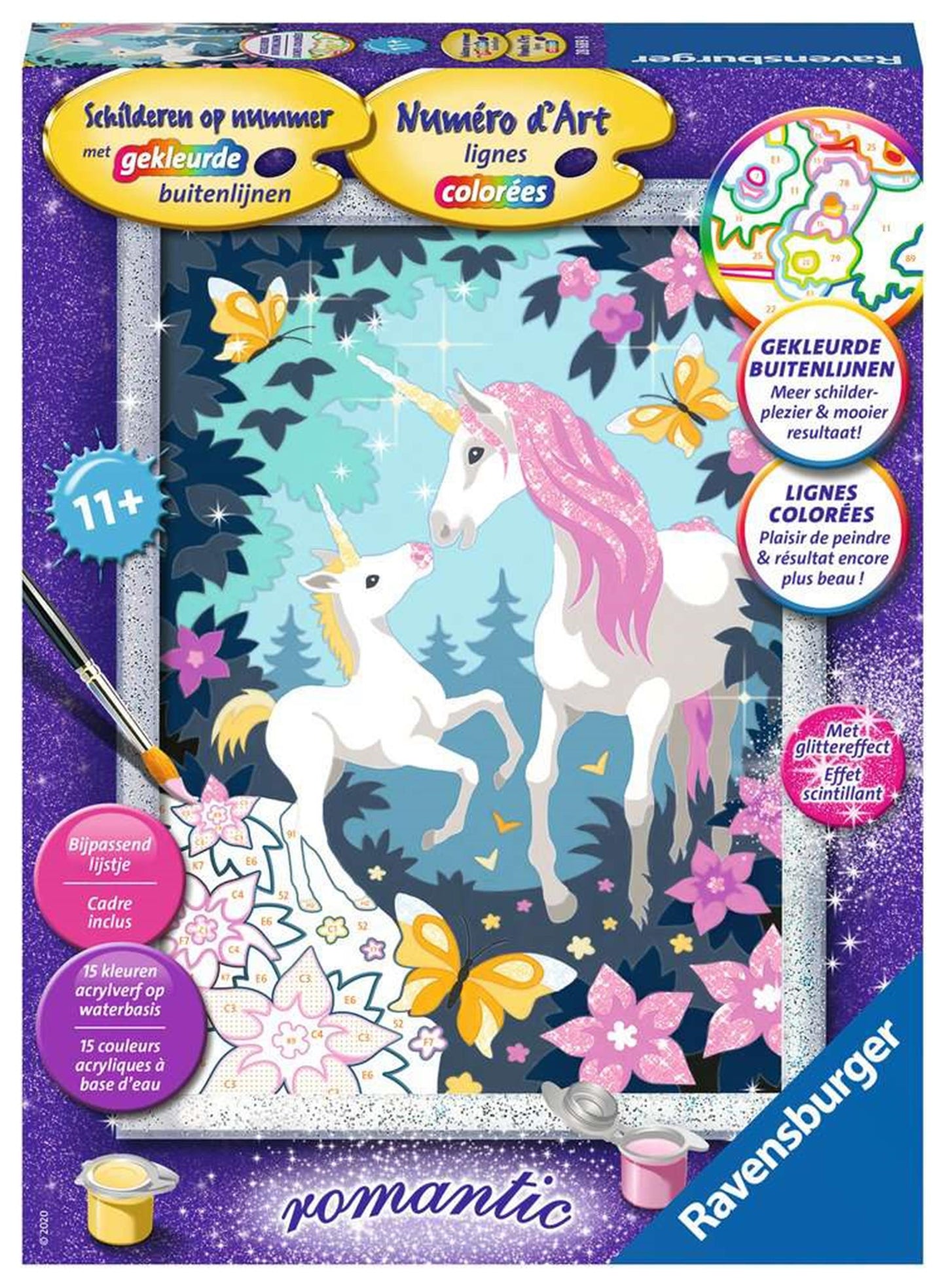 Dipingi con i numeri - Unicorni