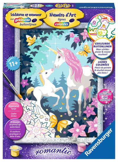 Dipingi con i numeri - Unicorni