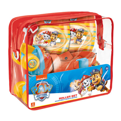 Mondo Paw Patrol Roller pattinaggio con set protettivo, MT 22-29