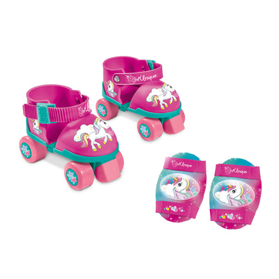 Mondo Unicorn roller skates with protective set, MT 22-29