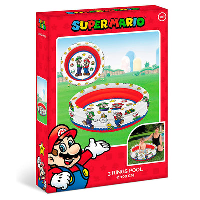 Piscina Mondo 3 anelli Super Mario, 100 cm