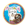 Palla decorativa mondo piccola bradipo unicorno alpaca, 6 cm