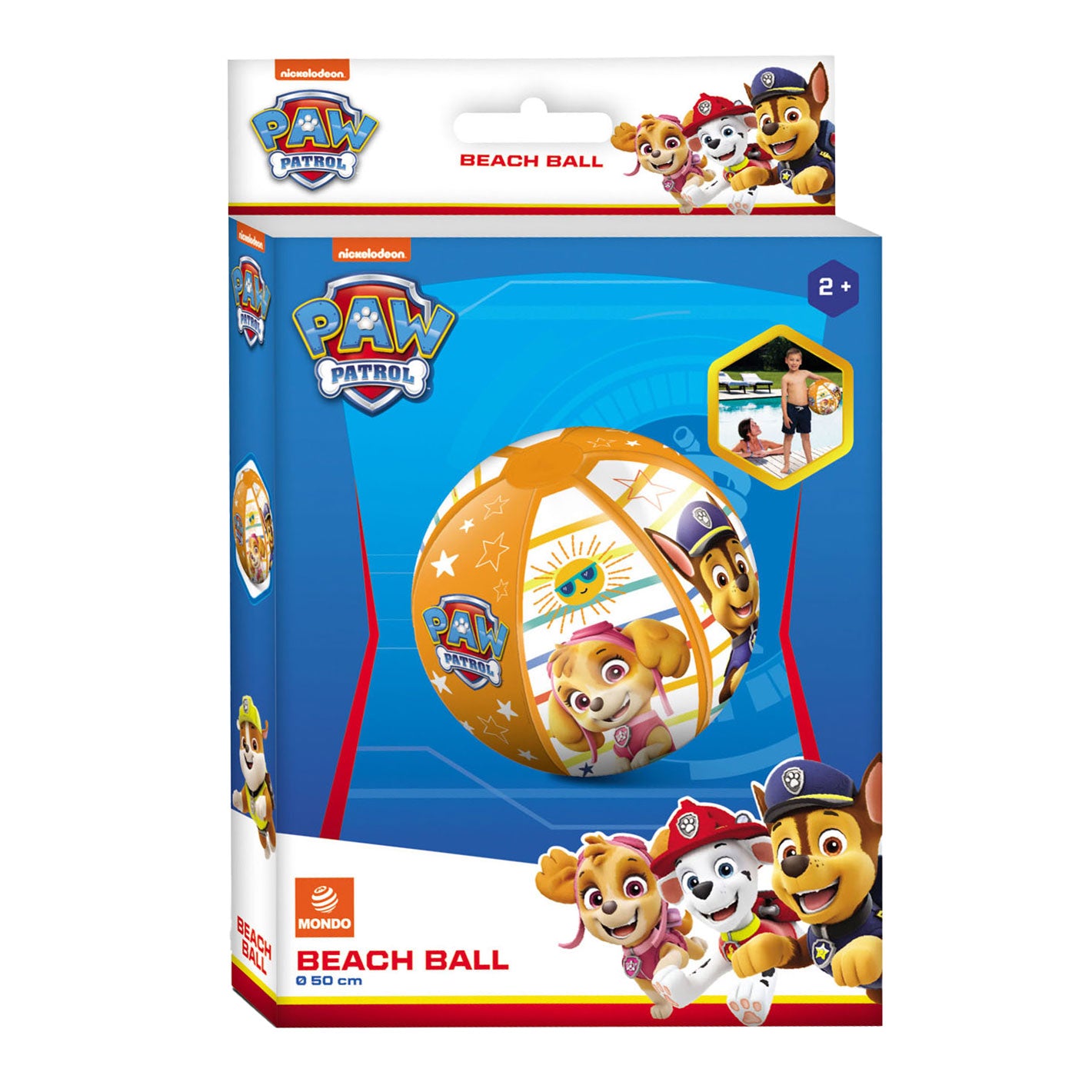 Mondo Strandball Paw Patrol, 50 cm