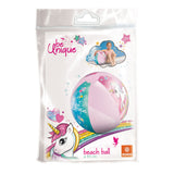 Mondo Strandball Unicorn, 50 cm - afbeelding 2