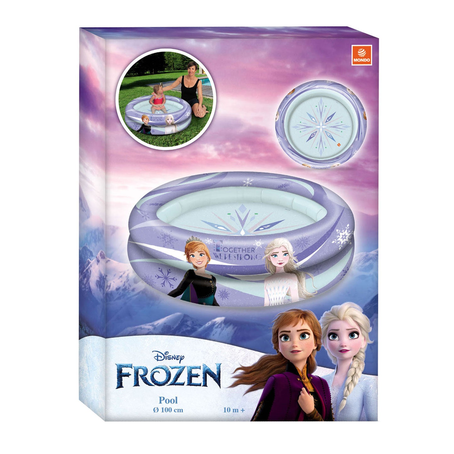 Disney piscina congelada 2 anillos, 100 cm