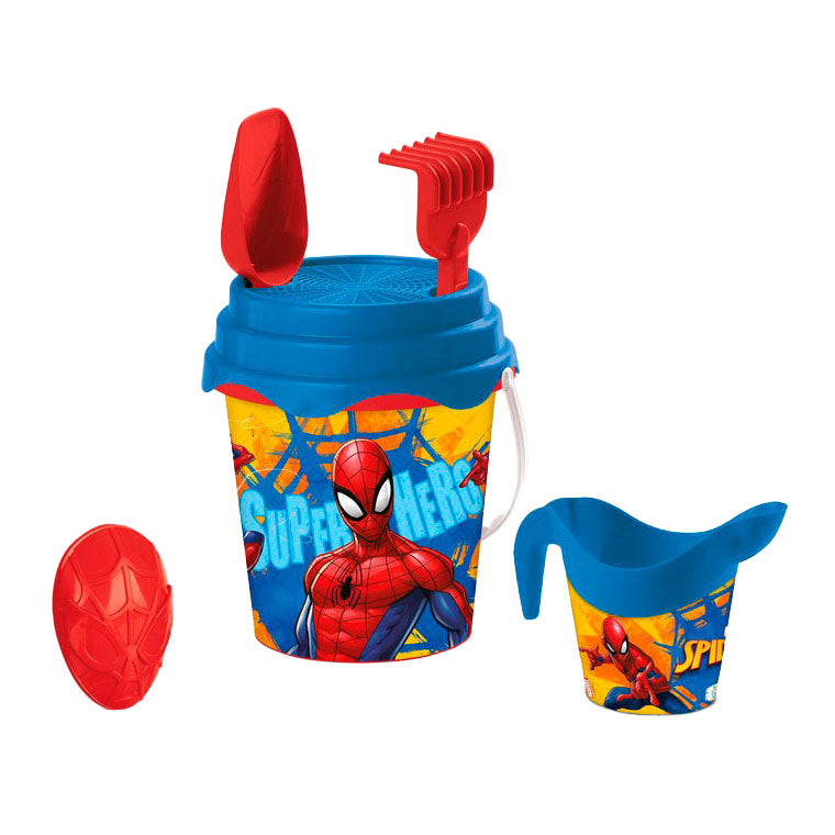 Set secchielli Mondo Spiderman, 6 pezzi.