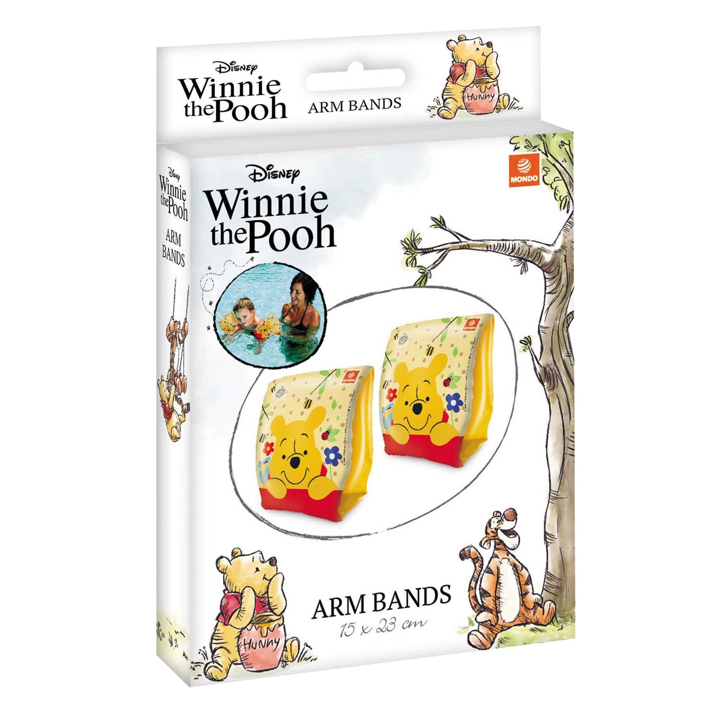 Bandas de natación Mondo Winnie the Pooh, 2-6 años