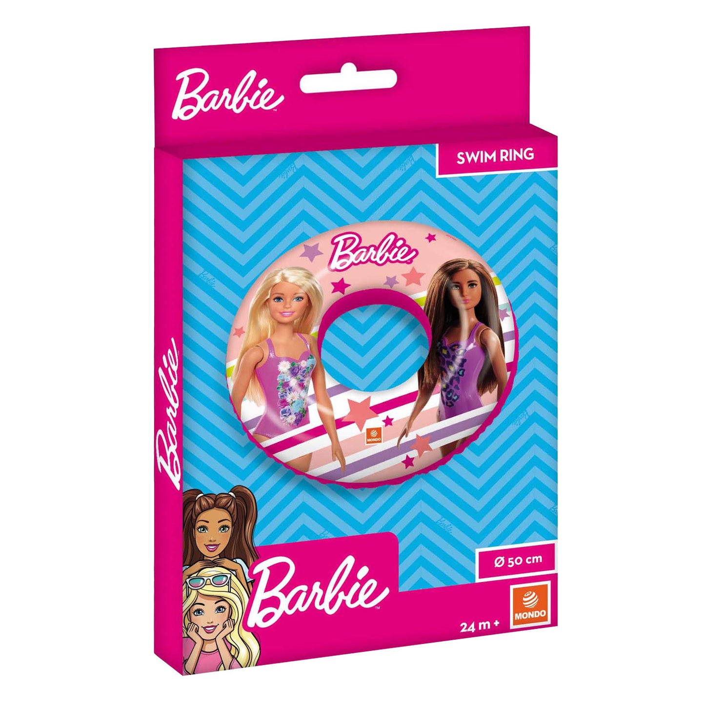 Mondo flotador barbie, 50cm