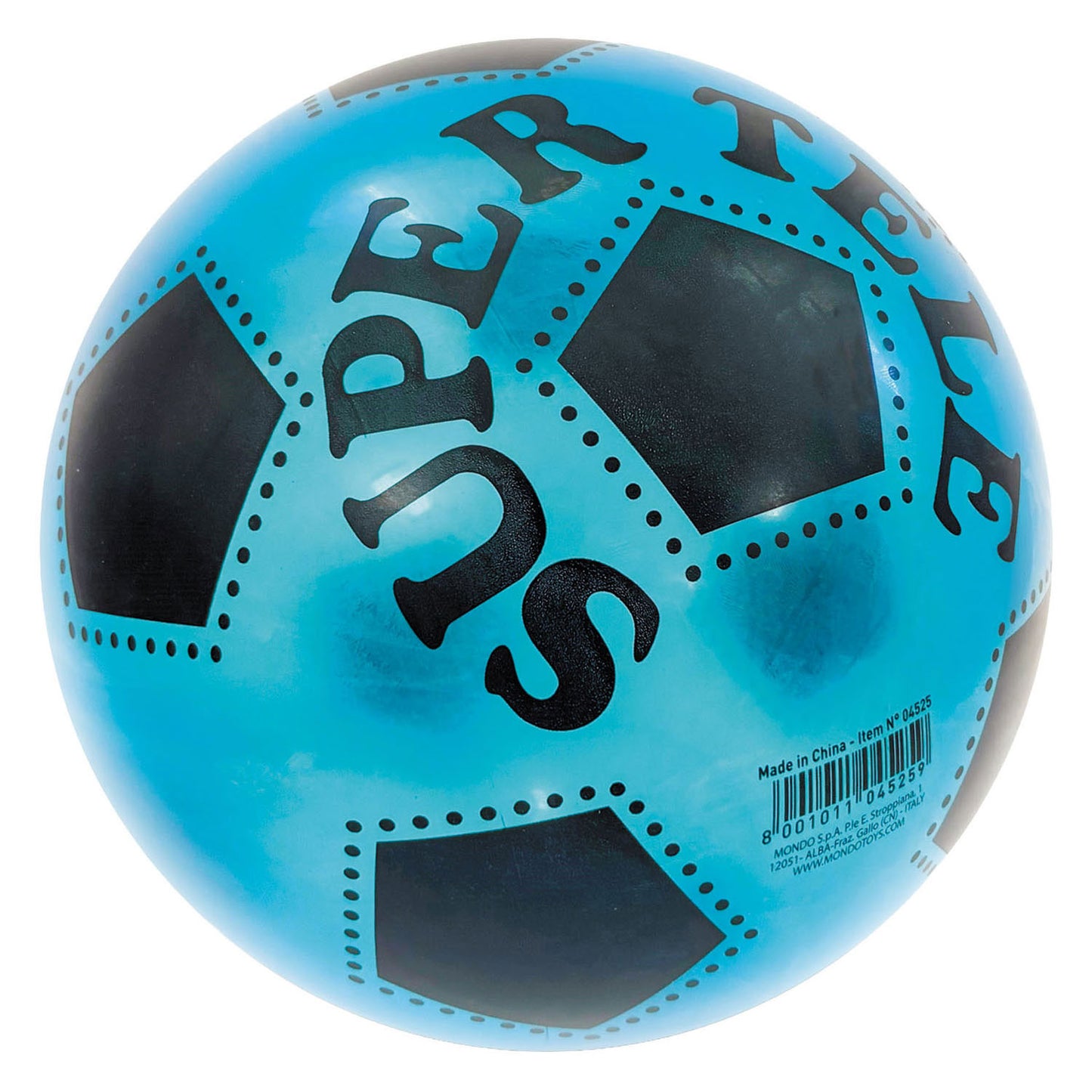 Balón de fútbol Mondo de color transparente - 22cm