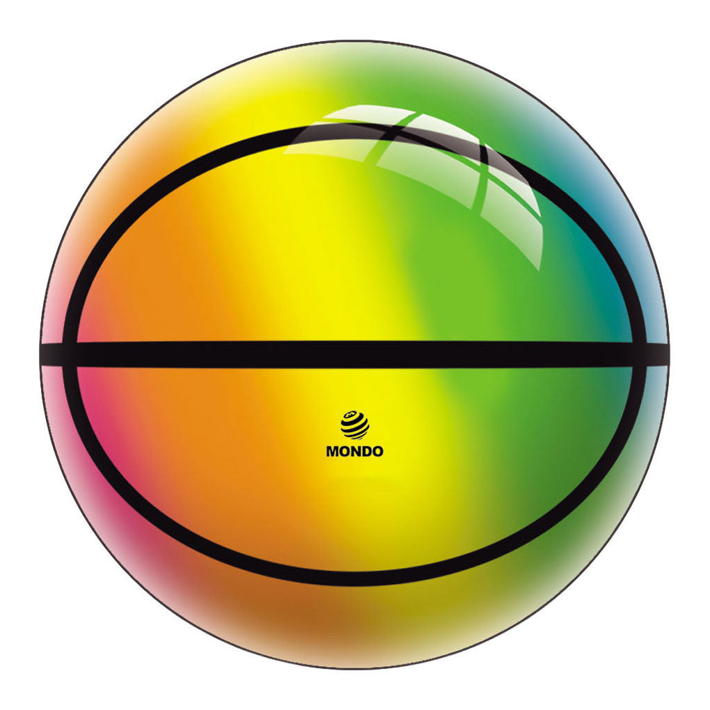 Palla decorativa Mondo arcobaleno - 14 cm