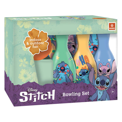 Juego de bolos Mondo stitch - 7 piezas.