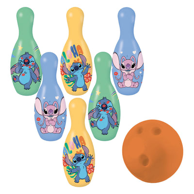 Juego de bolos Mondo stitch - 7 piezas.