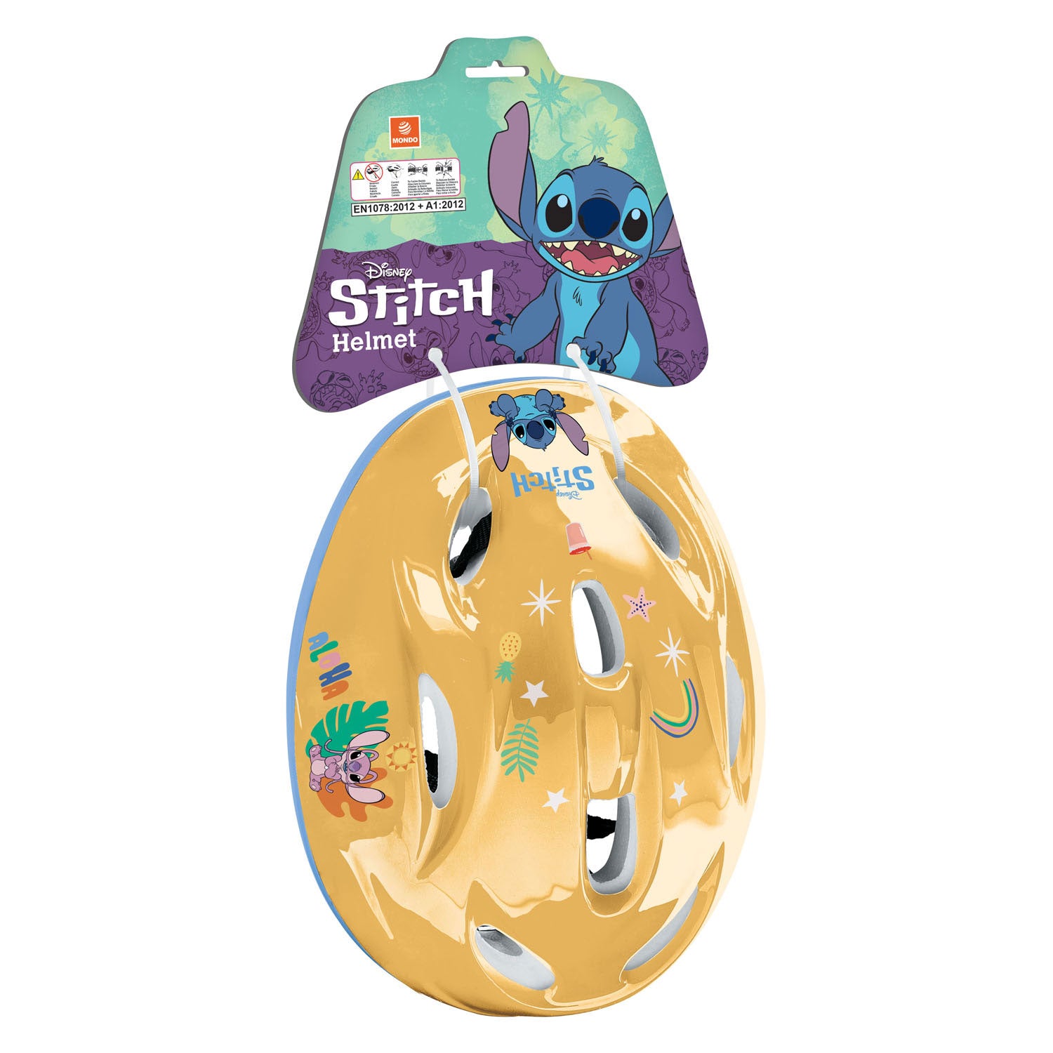 Casco per bambini Mondo Stitch - 52-56 cm