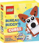Il corgi del compagno di scrivania Lego in palloncino
