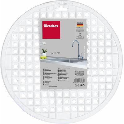 Alfombrilla de fregadero Metaltex redonda ø32cm