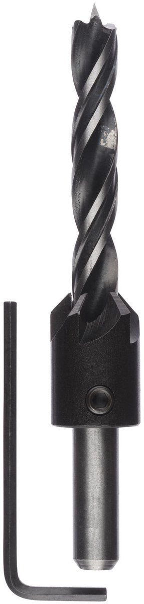 Bosch - broca helicoidal para madera con broca avellanadora de 10 mm