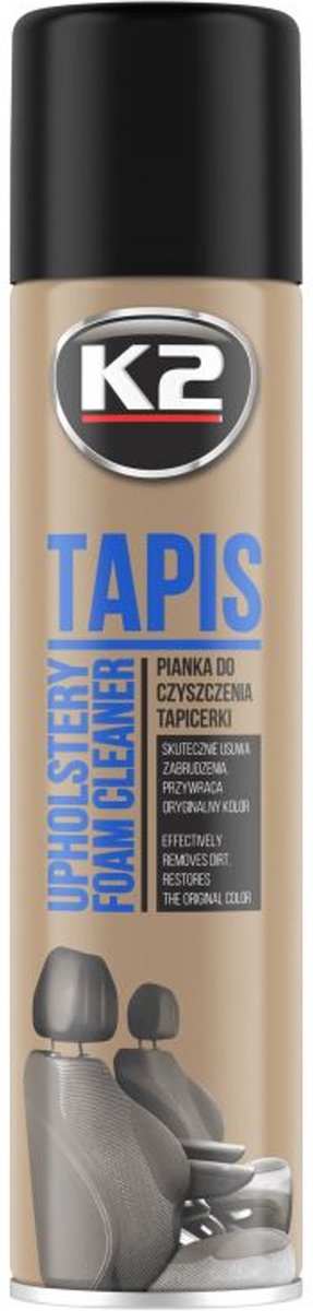 Serie K2 tapis - schiuma detergente per tappeti - 600 ml - per tappeti e tessuti - aiuta a ripristinare il colore
