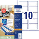 Biglietti da visita di media 185 g m2 85 x 54 mm opachi