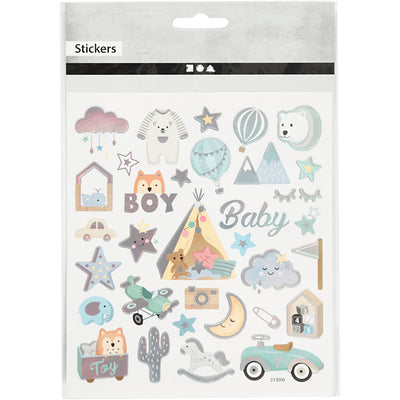 Pegatizas de creativ Company Baby Boy, 1 Hoja