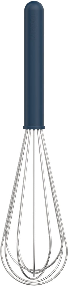 Batidor Mepal chef it de acero inoxidable - 30 cm - los alambres conservan su forma - fácil de limpiar - apto para lavavajillas - utensilios de cocina - azul marino