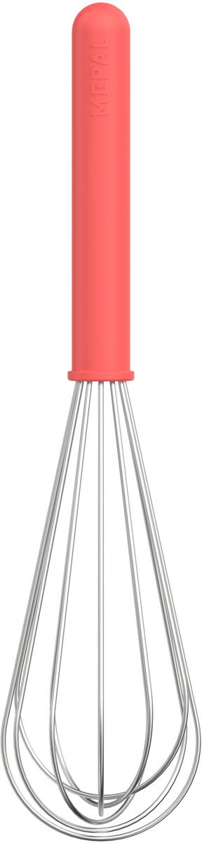 Batidor Mepal de acero inoxidable chef it - 30 cm - los alambres mantienen la forma - fácil de limpiar - apto para lavavajillas - utensilios de cocina - coral