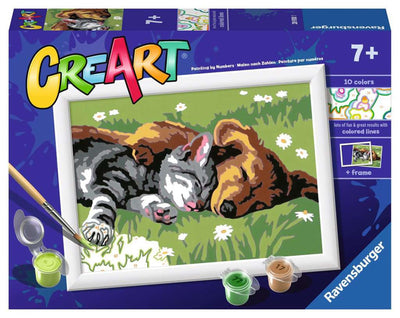 Ravensburger Pintura Ciora en número Cats y perros durmiendo