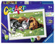 Ravensburger Creart Painting su numeri per cani e cani addormentati