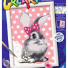 Ravensburger Creart Painting di Number Rabbit con glitter