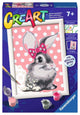 Ravensburger Pintura de Ciente por Número Conejo con brillo