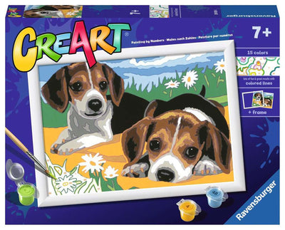 Ravensburger Pintura Ciora en número Beagle Puppies