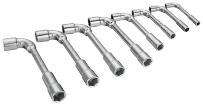 Set di chiavi a bussola curve Bahco da 8 pezzi