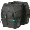 Basild Discovery365d Bag de bicicleta doble Melee negro