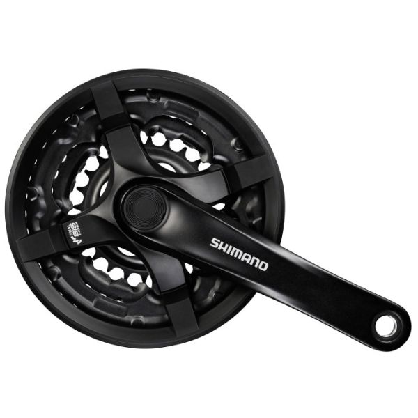 Shimano Crankkel Tourney CG Triple 28-38-48 175mm ZW. -4 mm