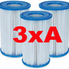 Cartuccia filtro intex piccola confezione da 3