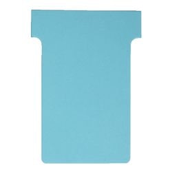 Tarjetas con inserto en T nobo tamaño 3 azul paquete 100 unidades