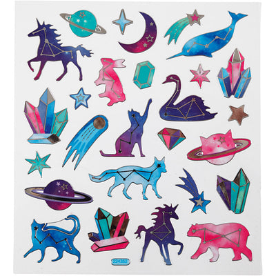 Pegatinas de empresa Creativ, animales, hoja 15x16,5 cm, 1 hoja