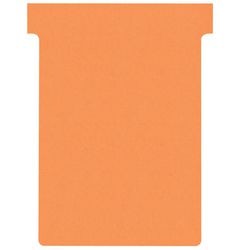 Carte con inserto a T nobo misura 3 arancione confezione da 100 pezzi