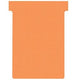 Carte con inserto a T nobo misura 3 arancione confezione da 100 pezzi