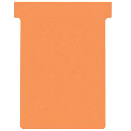 tarjetas con inserto en T nobo tamaño 3 naranja paquete 100 unidades