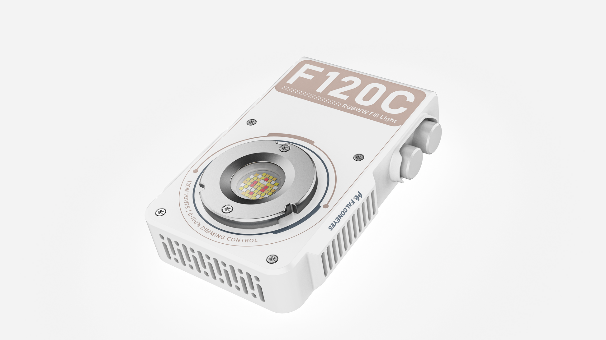 Falcon eyes rgbww cob pocket led lamp set f120c