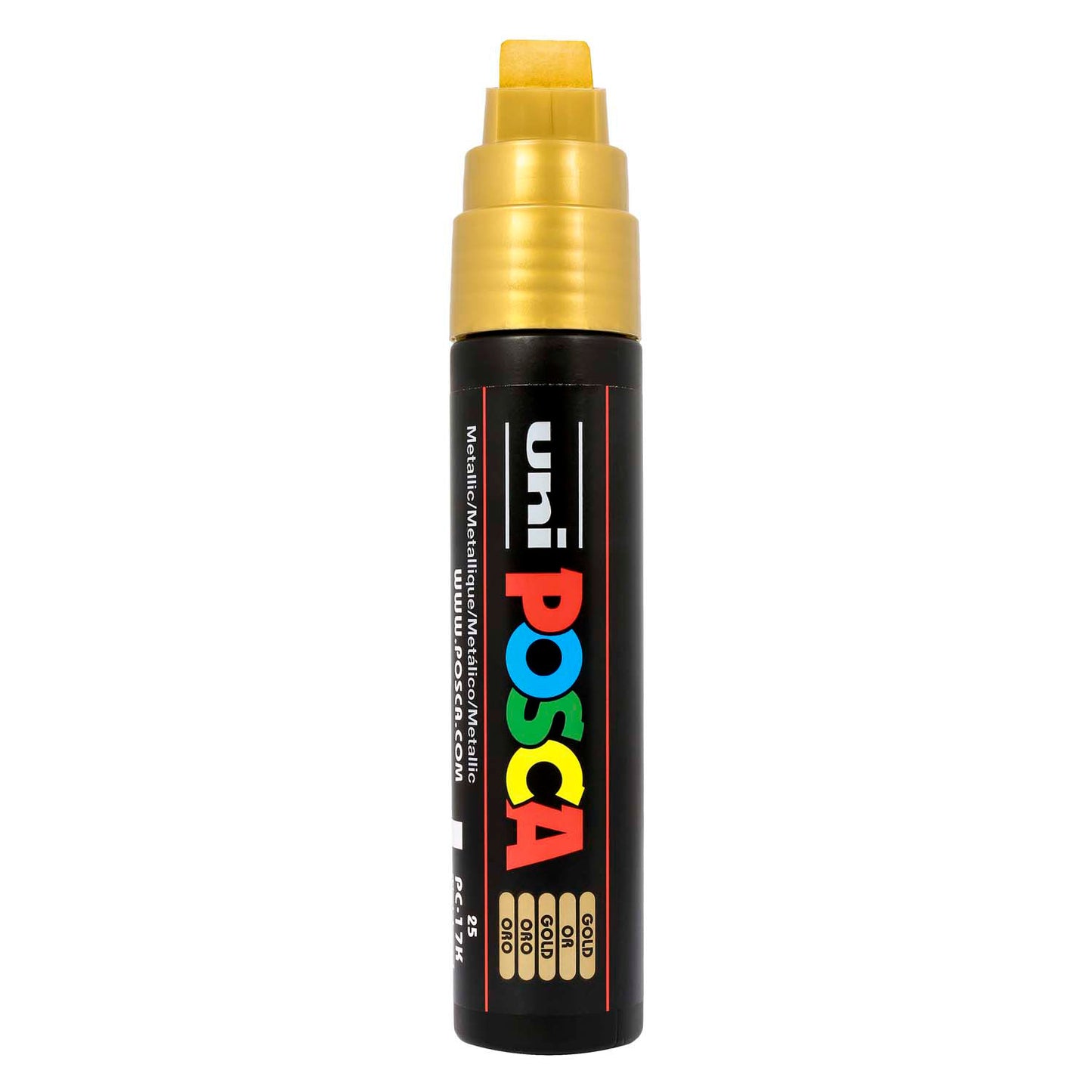 Pennarello Uni Posca oro 17k - punta spessa 15 mm