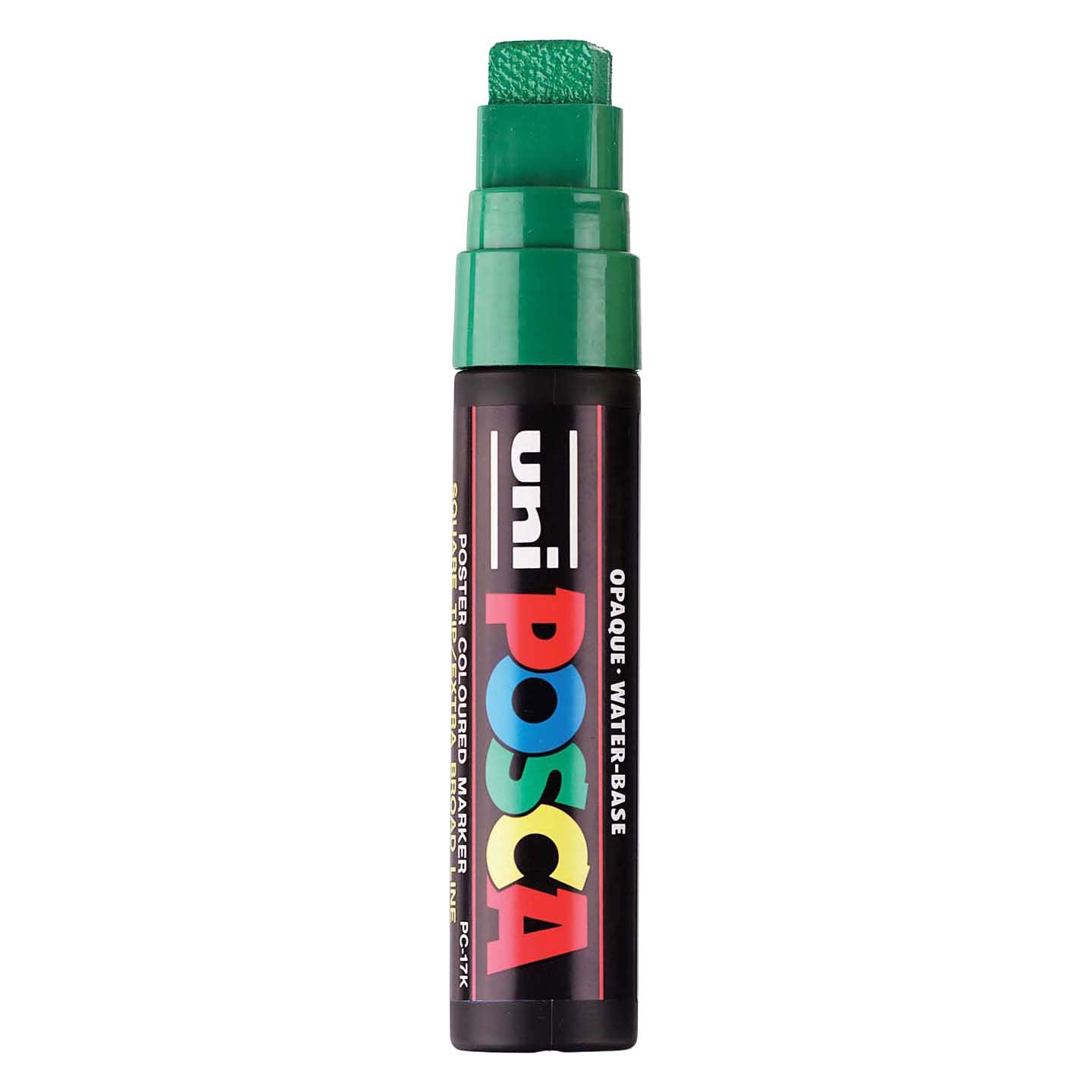 Marcador POSCA uni-Posca, AFM PC-17K, espesor de línea de 15 mm, extra ancha, verde, 1 pieza