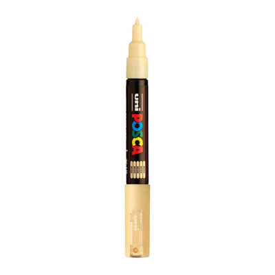 Uni posca verfmarker 1mc beige - conische punt - 1 mm