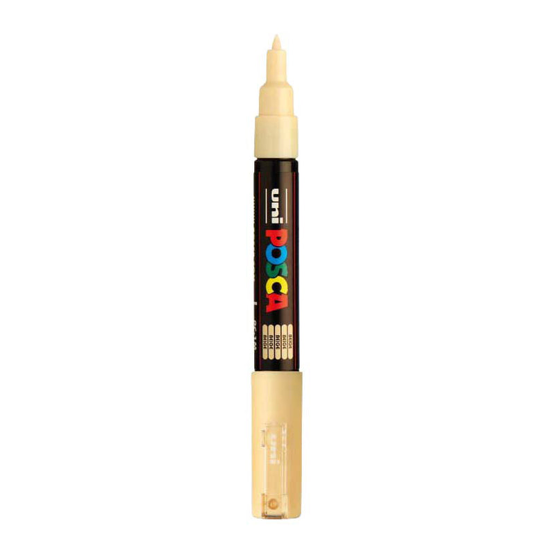Pennarello Uni Posca 1mc beige - punta conica - 1 mm