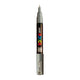 Pennarello Uni Posca 1mc grigio - punta conica - 1 mm