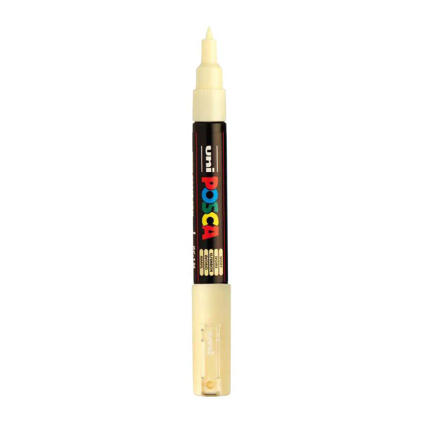 Pennarello Uni Posca 1mc avorio - punta conica - 1 mm