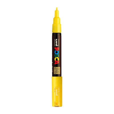 Rotulador Uni posca paint 1mc amarillo pajizo - punta cónica - 1 mm