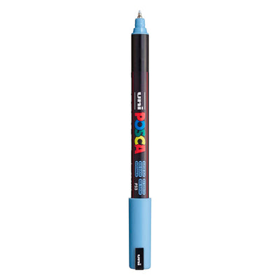 Pennarello Uni Posca pc-1mr blu ghiaccio - extra fine 0,7 mm